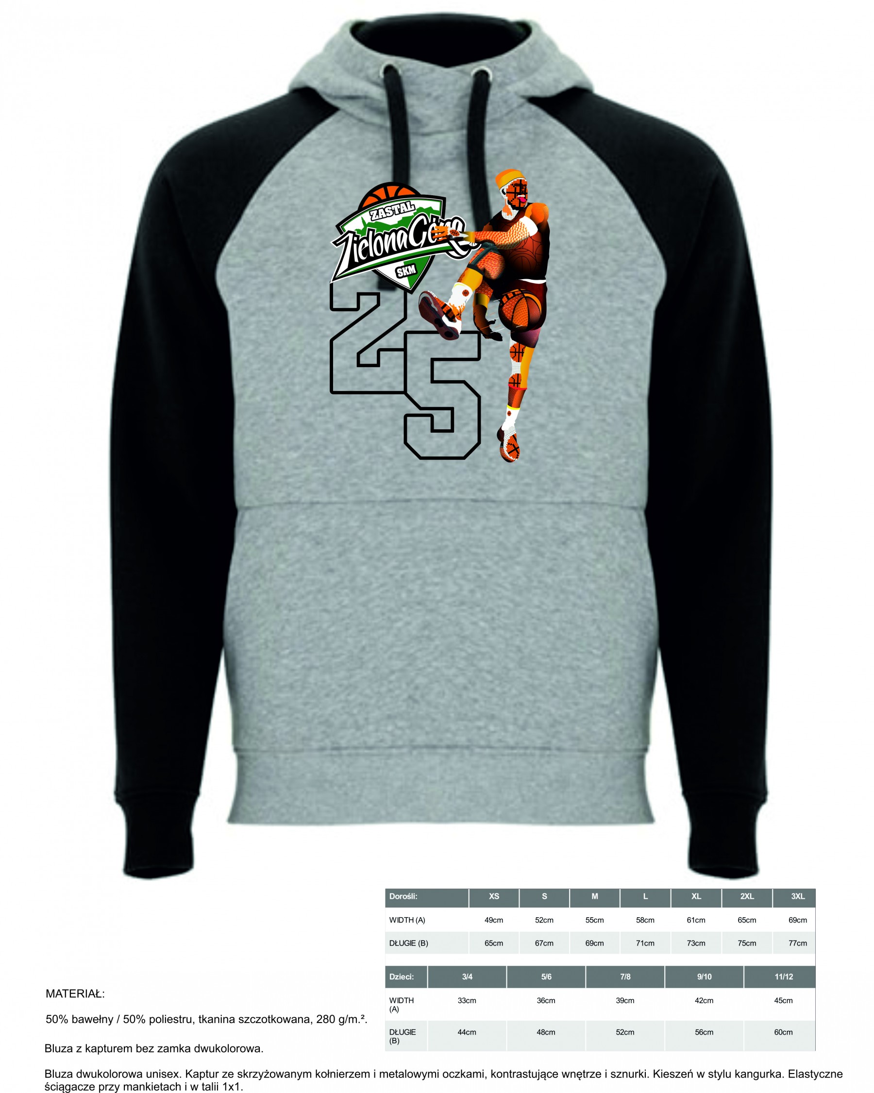 KOMPLET - Bluza 25 Lat  + spodnie Basketball Brothers - promocja 